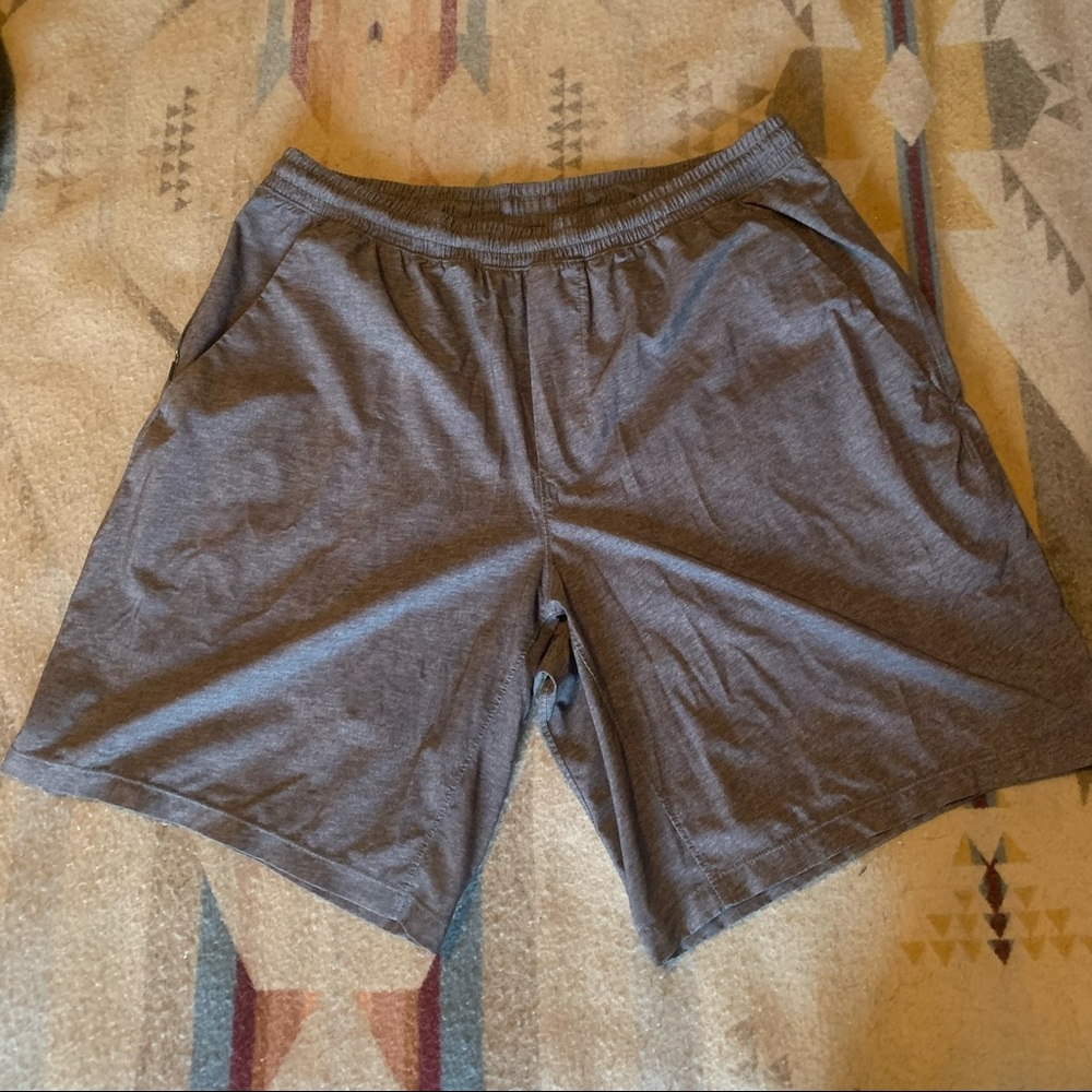 Lululemon grey athletic shorts with drawstring size XL